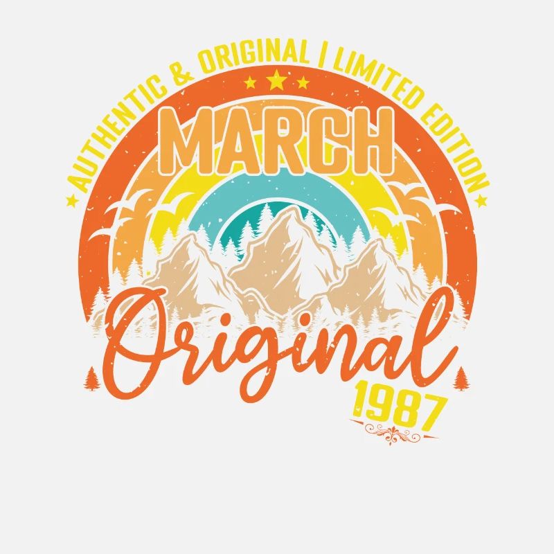 Mars 1987 Mars anniversaire 1987 Mars Originale