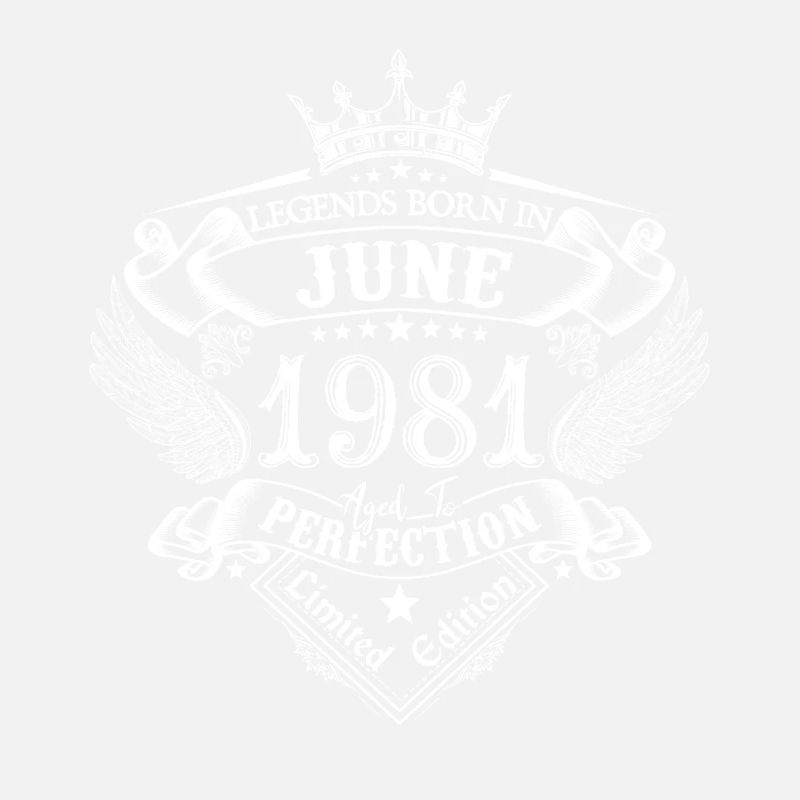 Juni 1981 Geburtstag Juni 1981 Juni Geschenk