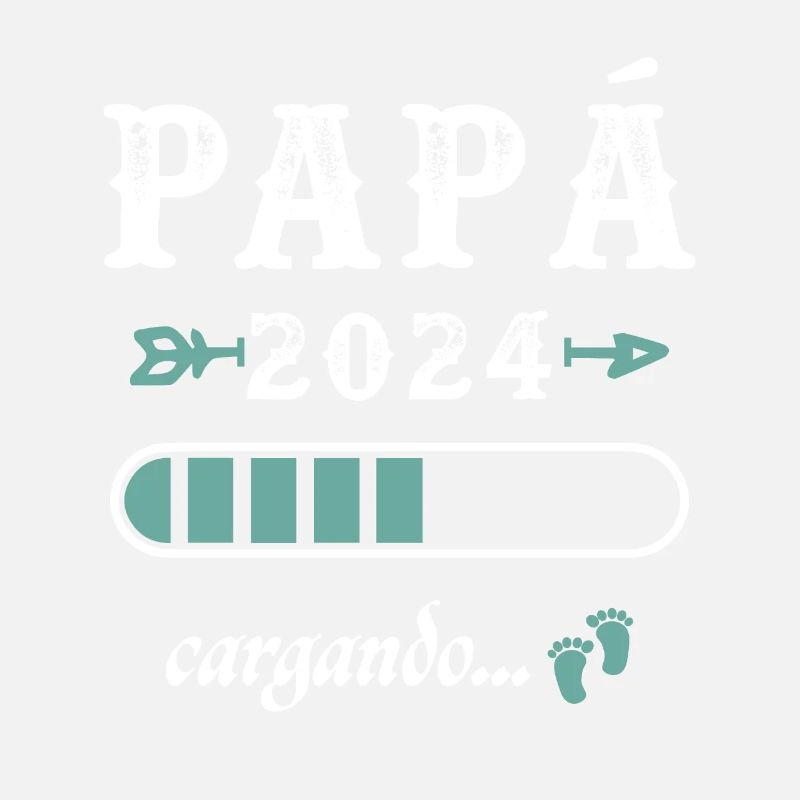 Papa 2024 Loading Geschenk Zukunft Vater