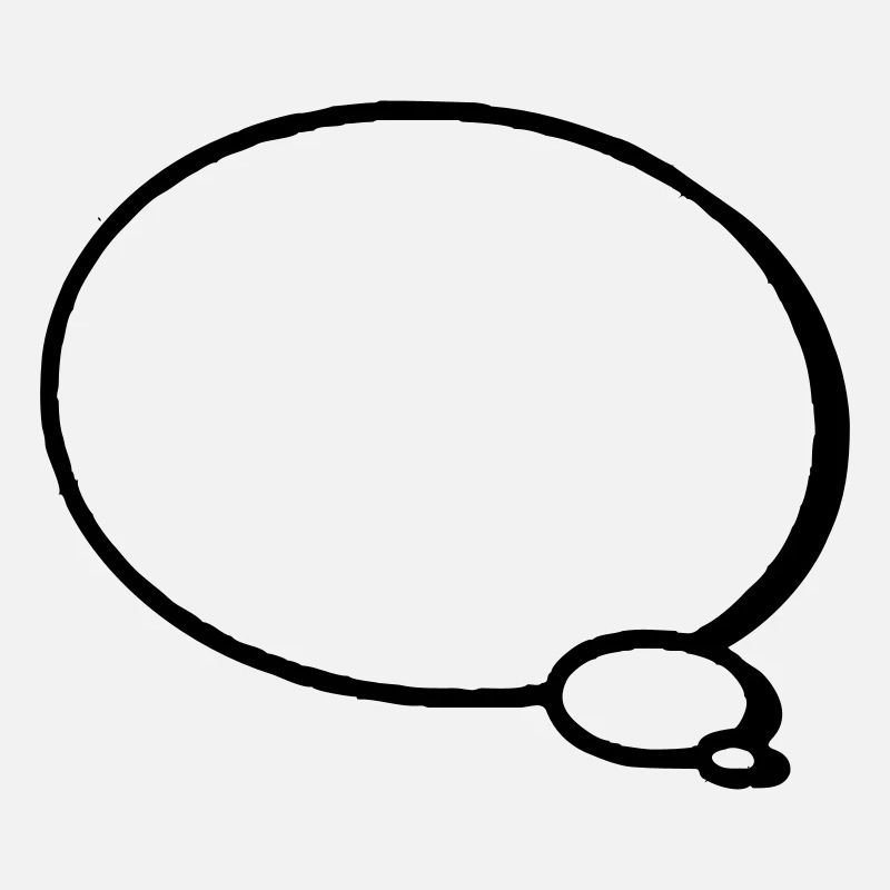 thinking bubble around