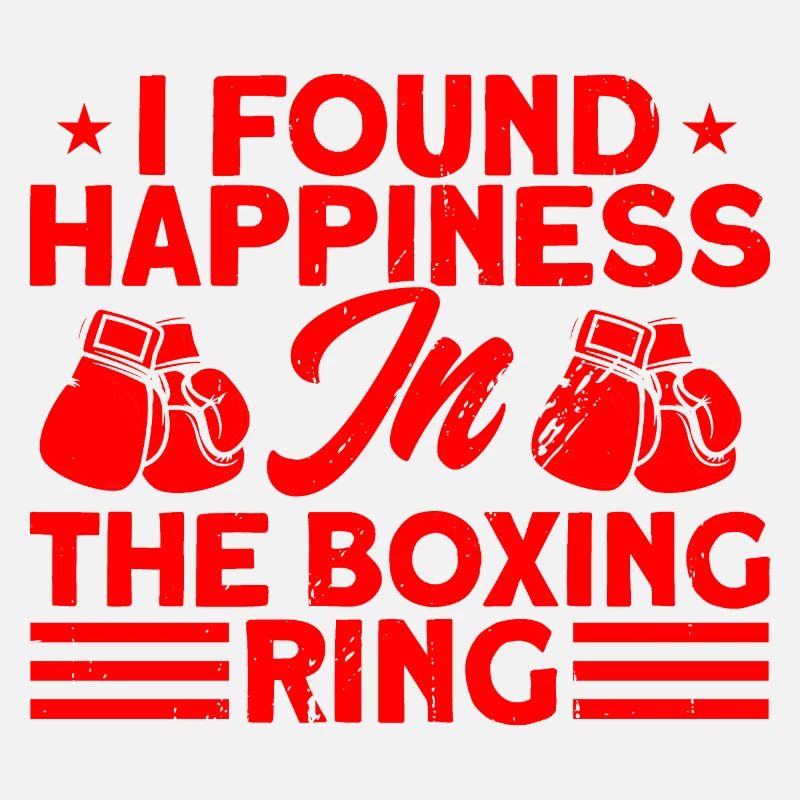 Found luck in boxing ring boxing gift