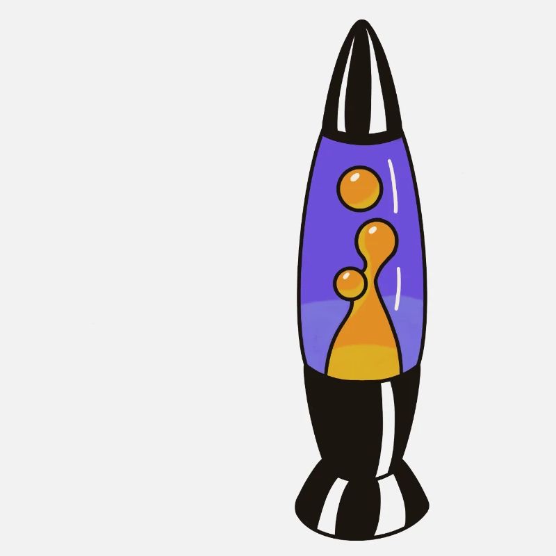 Lava Lampe Retro – Psychedelic Design