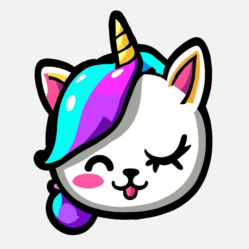 Katze-Einhorn