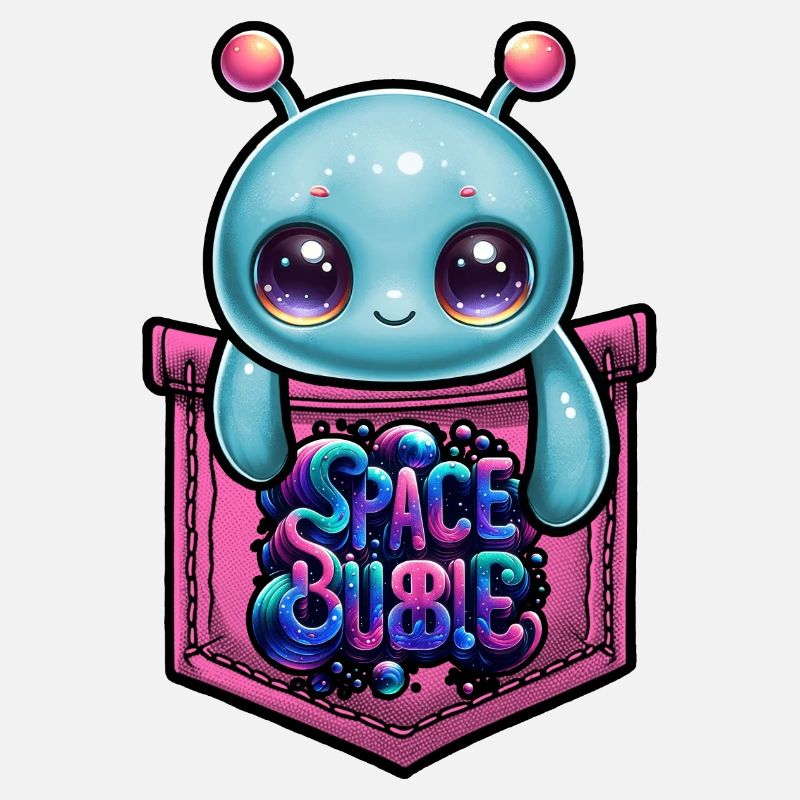 Poche de la bulle spatiale Kawaii