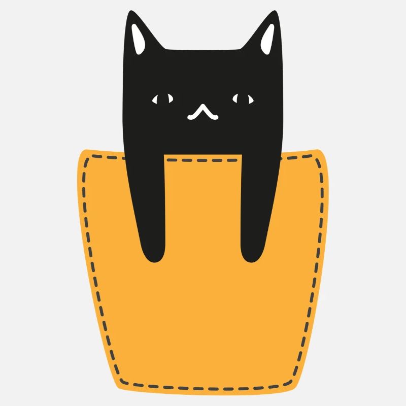 Katze In Der Brusttasche