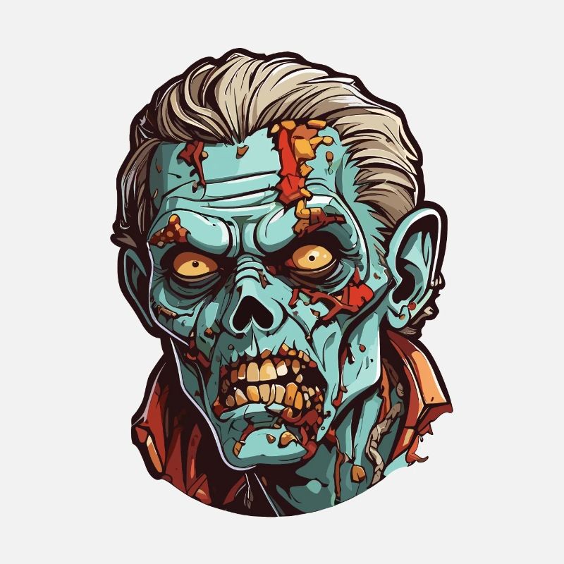 Tête de zombie