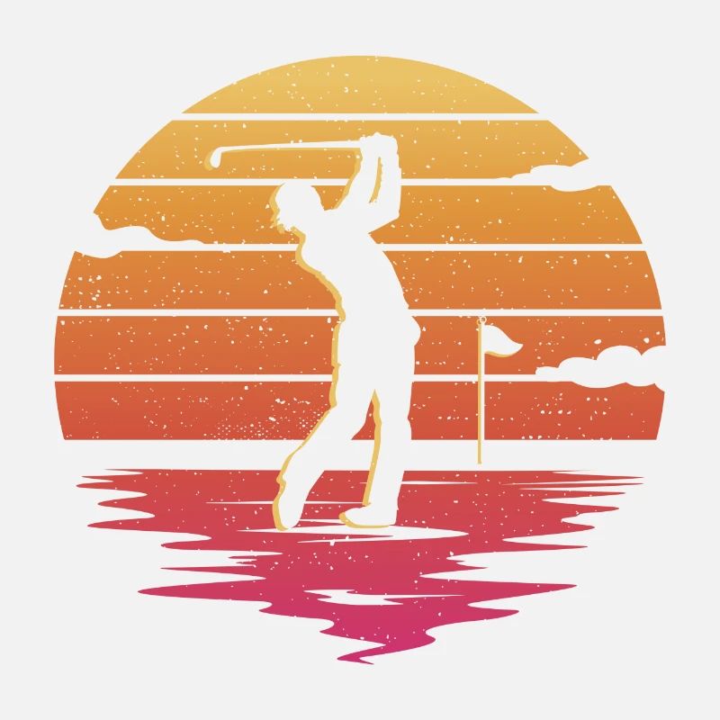 Golf Golfeurs Golfeurs Rétro Golfeurs