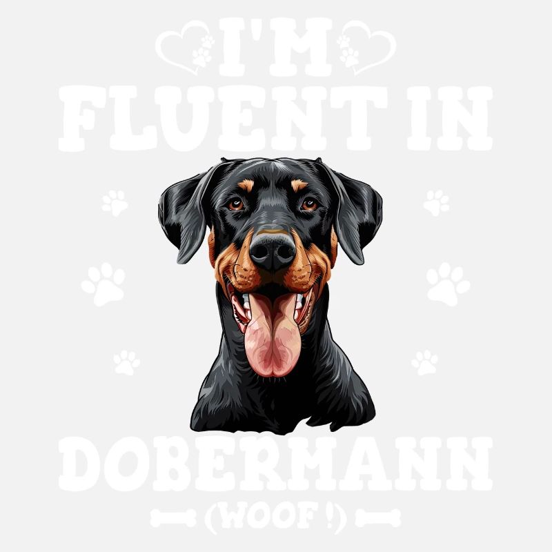 Parler Le Dobermann Humour Chien Dobermann