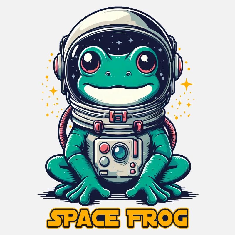 Space Frogs Toad Astronaut Costume Astronomy Funny
