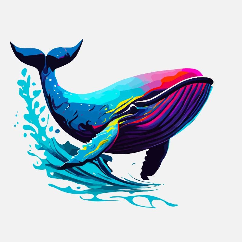 Baleine couleur