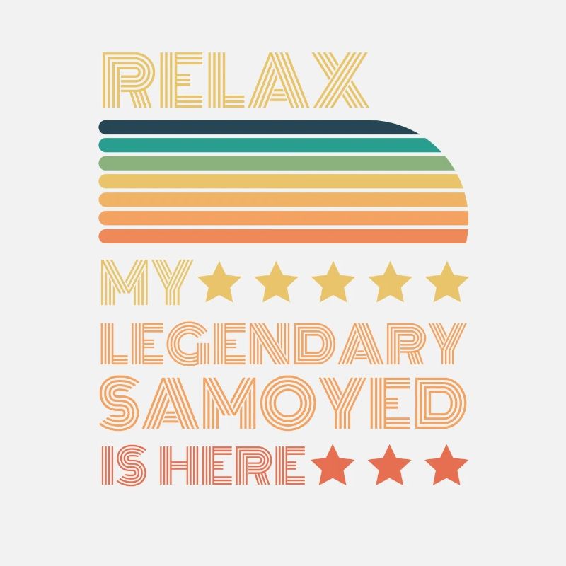 Relax my legendary Samojede is here Retro