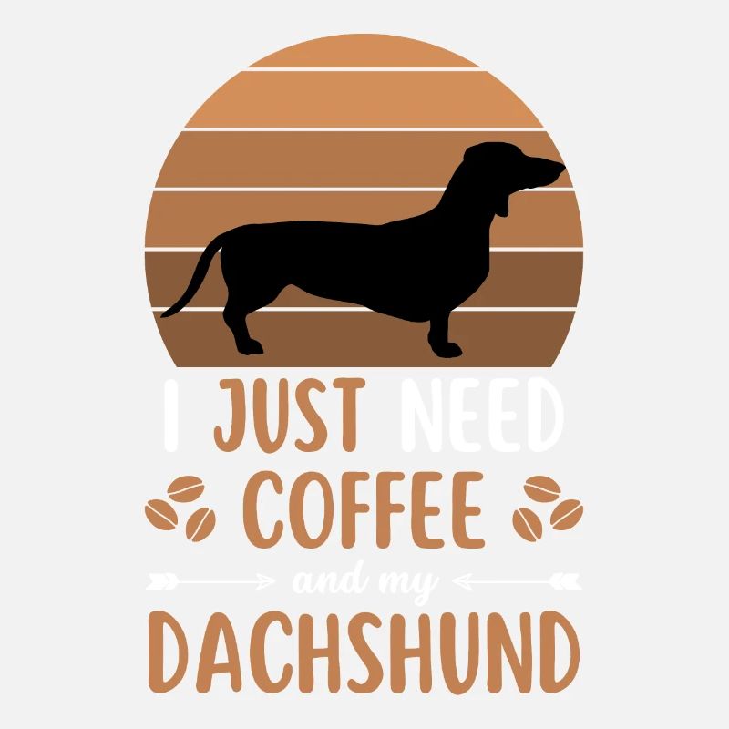 Teckel Café Rétro Chien Café