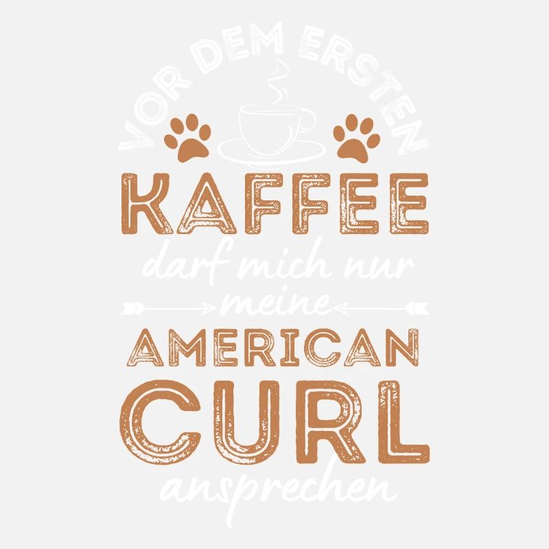 American Curl Katze Kaffee Cafe