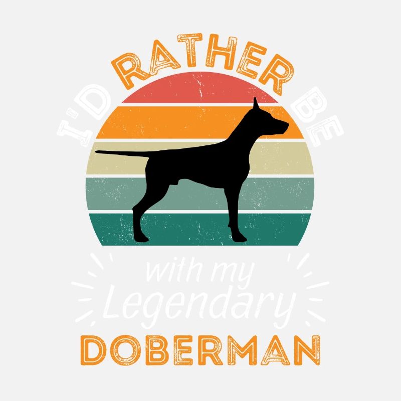 Dobermann Vintage Retro