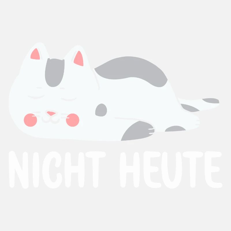 Bitte nicht Heute Müde Katze will schlafen Katzen