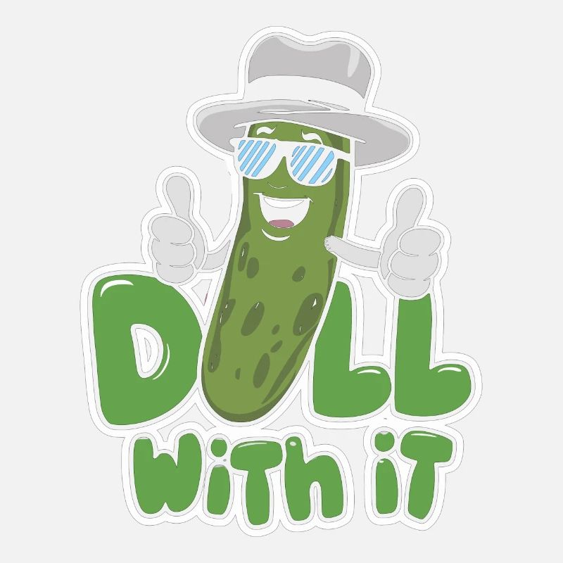 Gurke Witz Dill Damit Lustiges Design