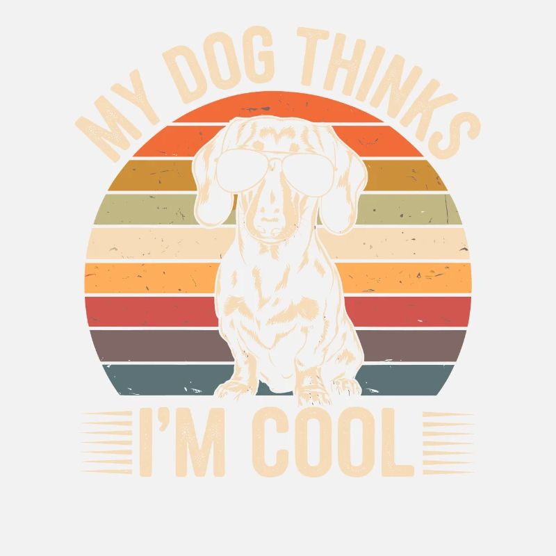 Dackel Mein Hund Denkt Das Ich Cool Bin