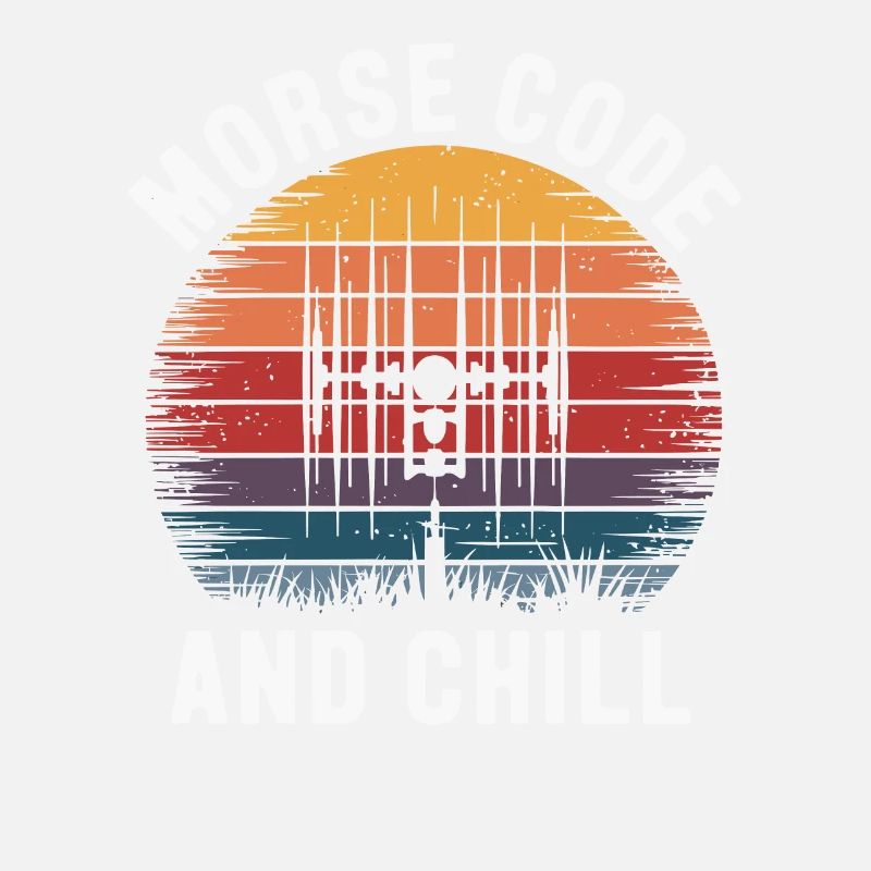 Code Morse Et Chill Amateuer Radio Operer Ham