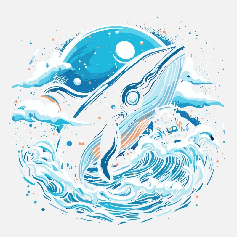 Imagination de baleine de l’espace