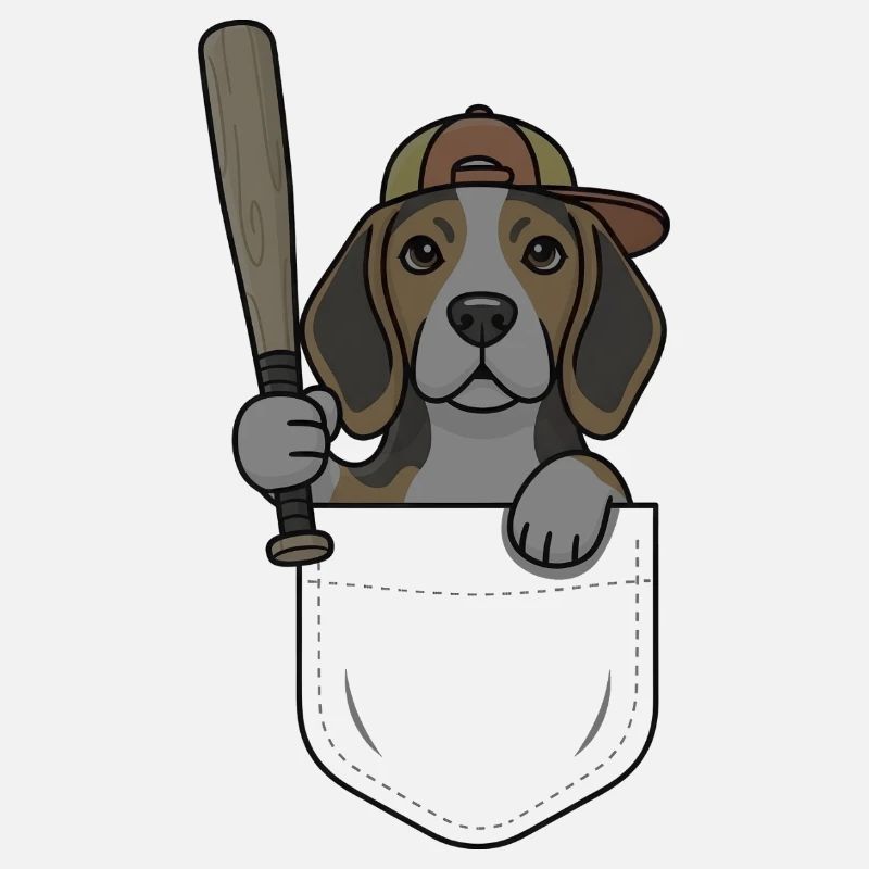 Beagle Poche Baseball