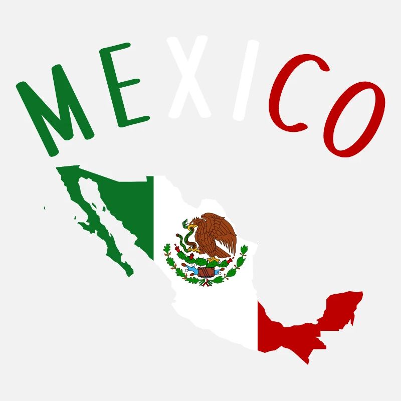 Mexico Flag Map