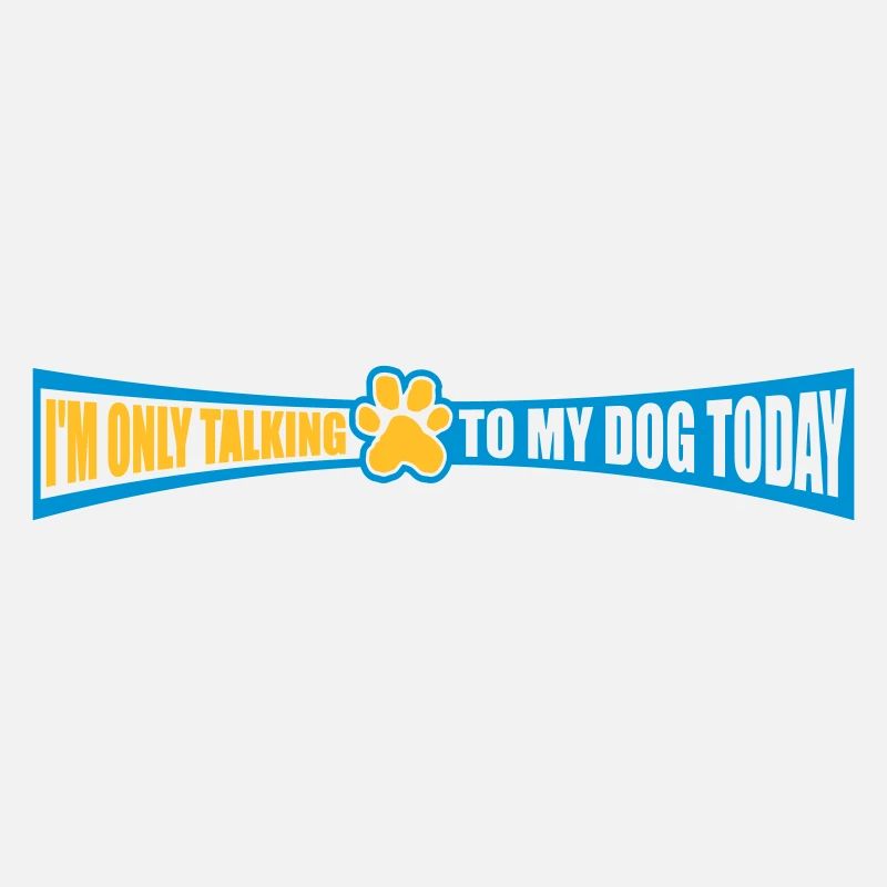 only talking to dog