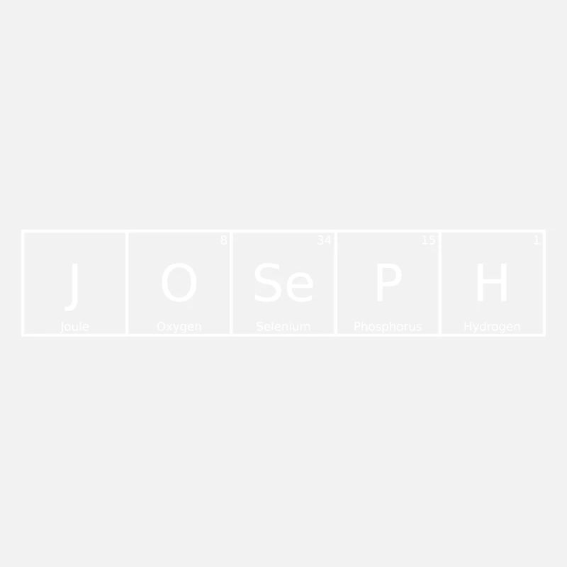 Joseph Name First Name Chemistry Periodic Table Elements