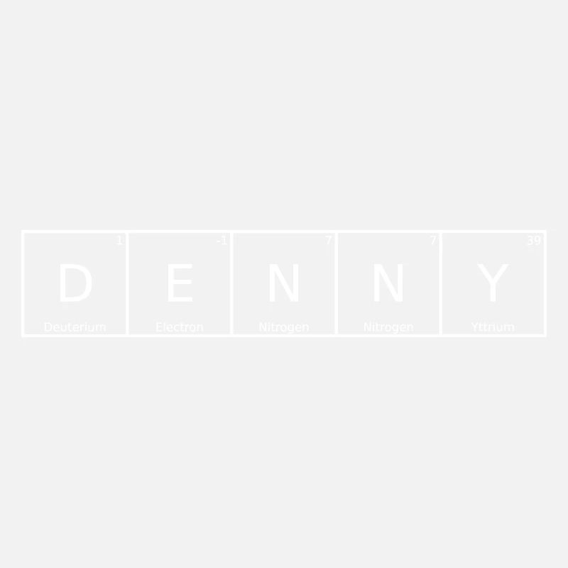 Denny Nom Prénom Chimie Tableau périodique Éléments