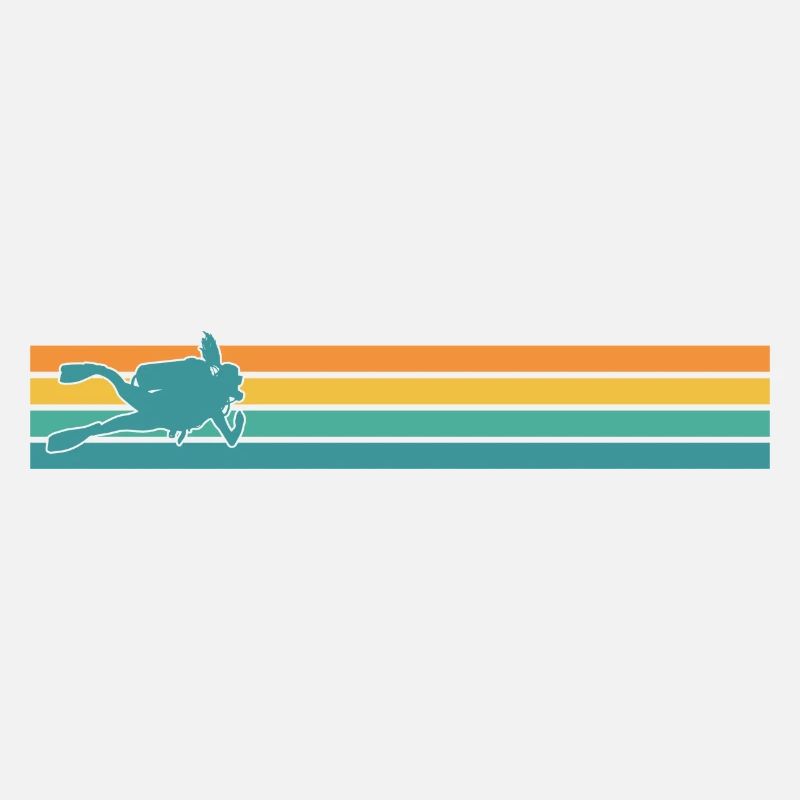 Taucher Retro Vintage Geschenkidee