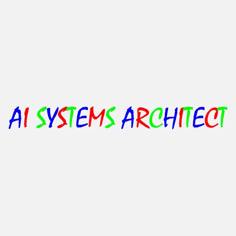 Architecte de systèmes d’IA – Typographie colorée