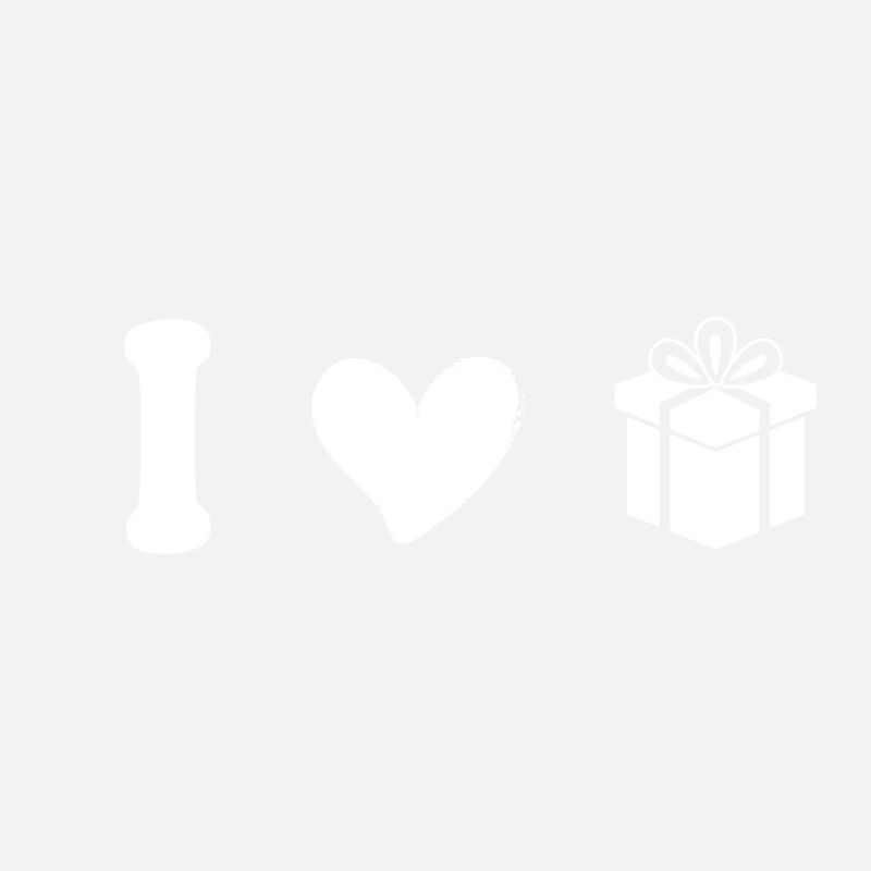 merry x mas weihnachtsgeschenk "i love geschenke"