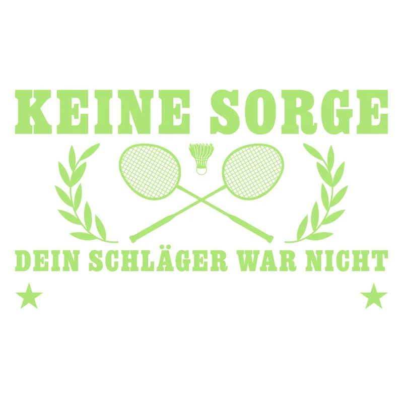 Badminton Schläger war nicht das Problem