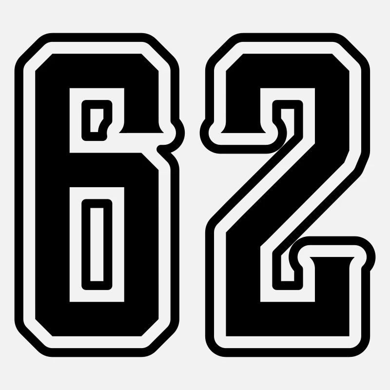Symbole numérique 62