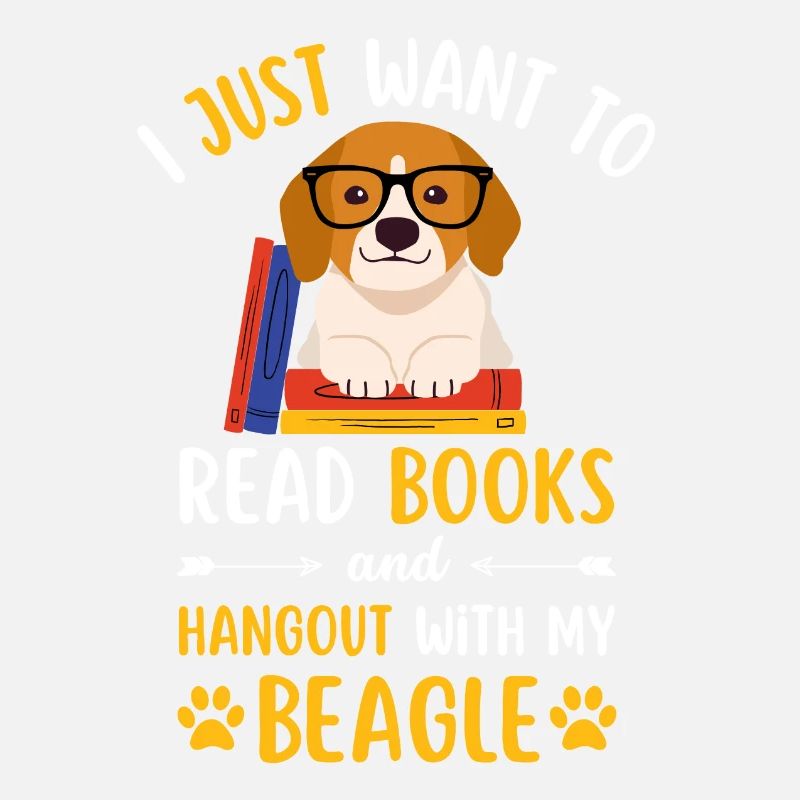 Süßer Beagle Buch Bücher kawaii