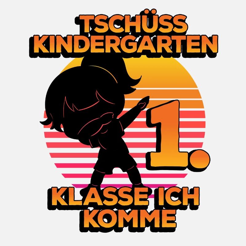 Tschüss Kindergarten 1. Klass Ich Komme