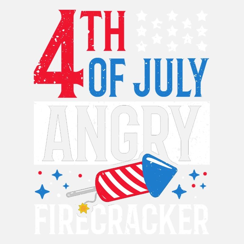 4. Juli Angry Firecracker Independence Day