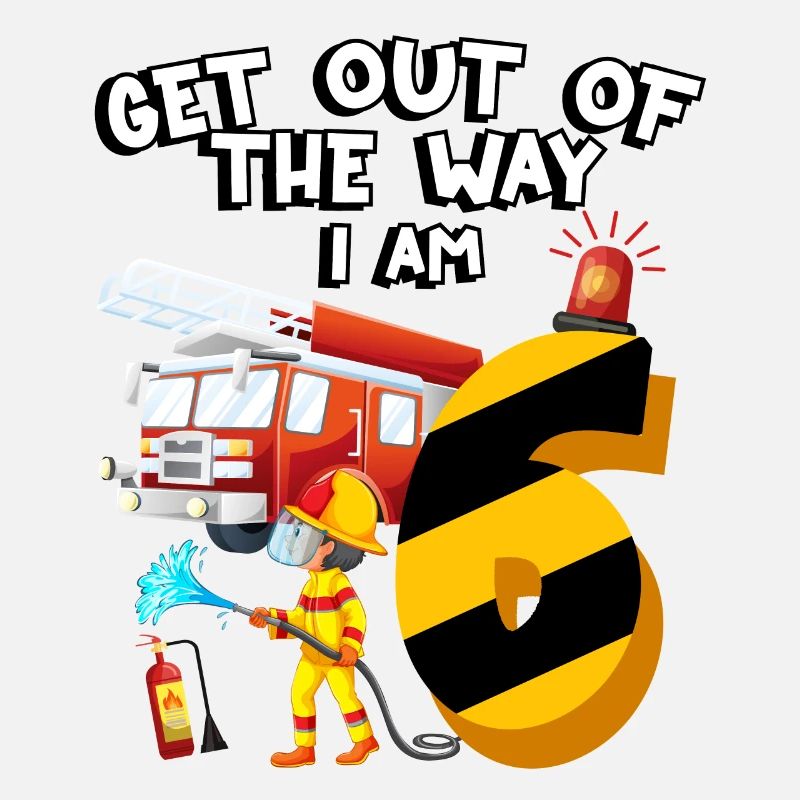 Fire engine firefighting I am 6 years old