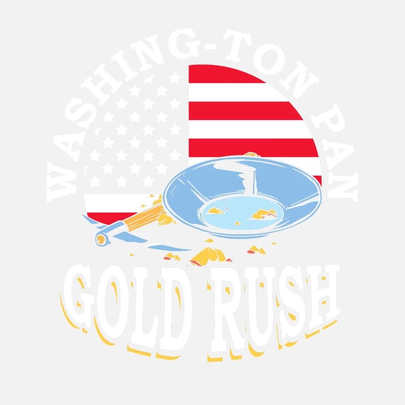 Washing-ton Pan Gold Rush Bergbau 4. Juli Bergmann