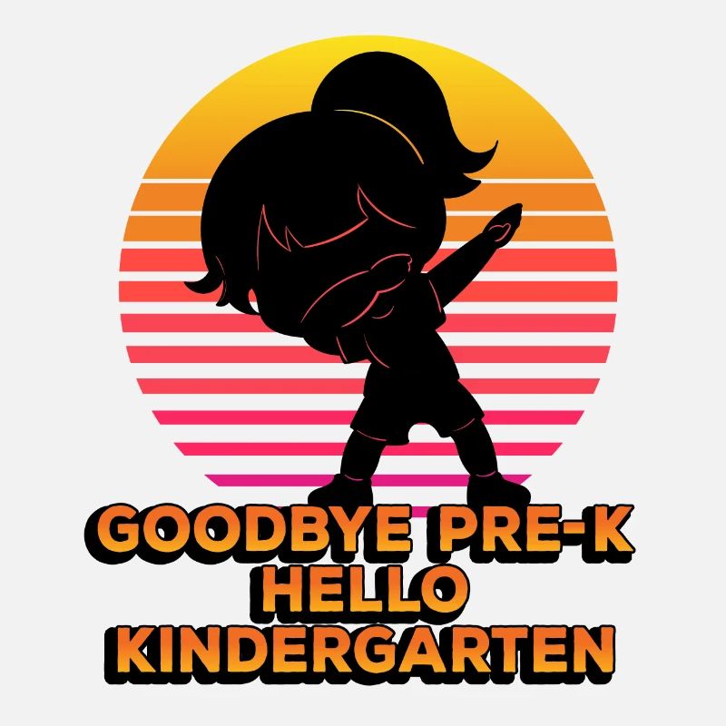 Goodbye Pre-k Hello Kindergarten Silhouette