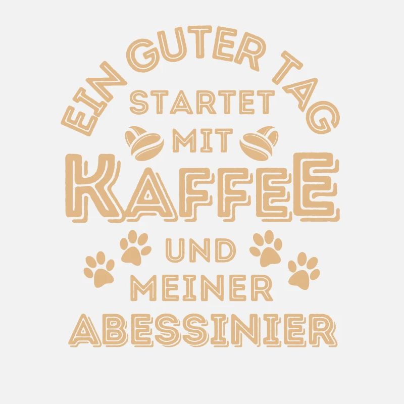 Abessinier Katze Kaffee Cafe