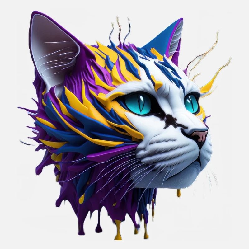 cat lovers, cat 3d ,chat tigré