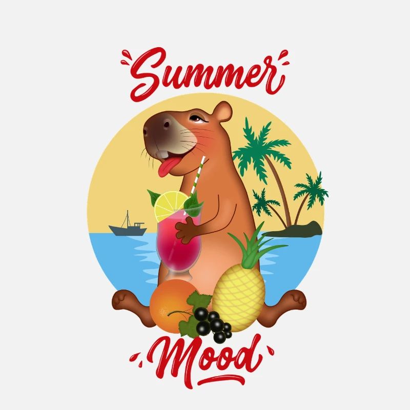 Capybara en vacances