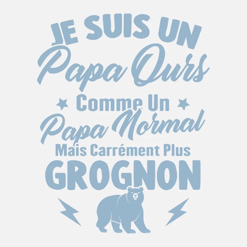 Je suis un papa ours c'est comme un papa normal