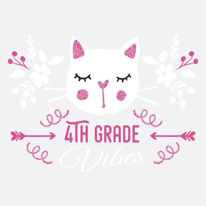 4th grade | Grade Vibes Back to School Cute Cat