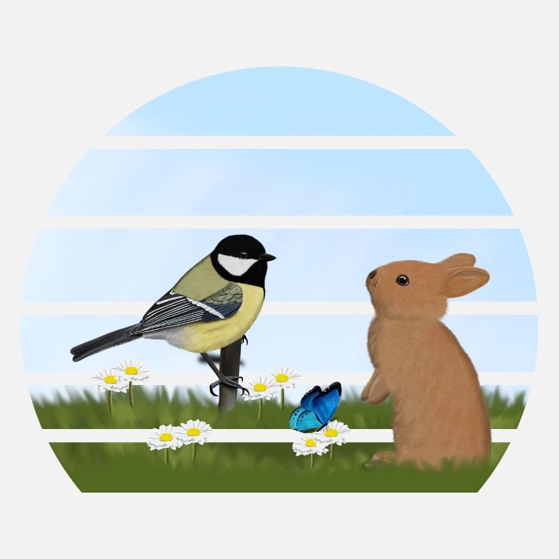 Great Bird Rabbit Easter Spring