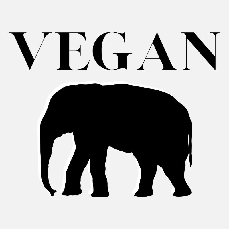 Éléphant végétalien