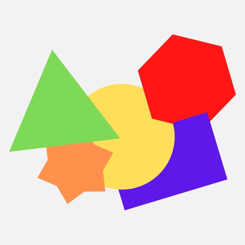 Formes colorées