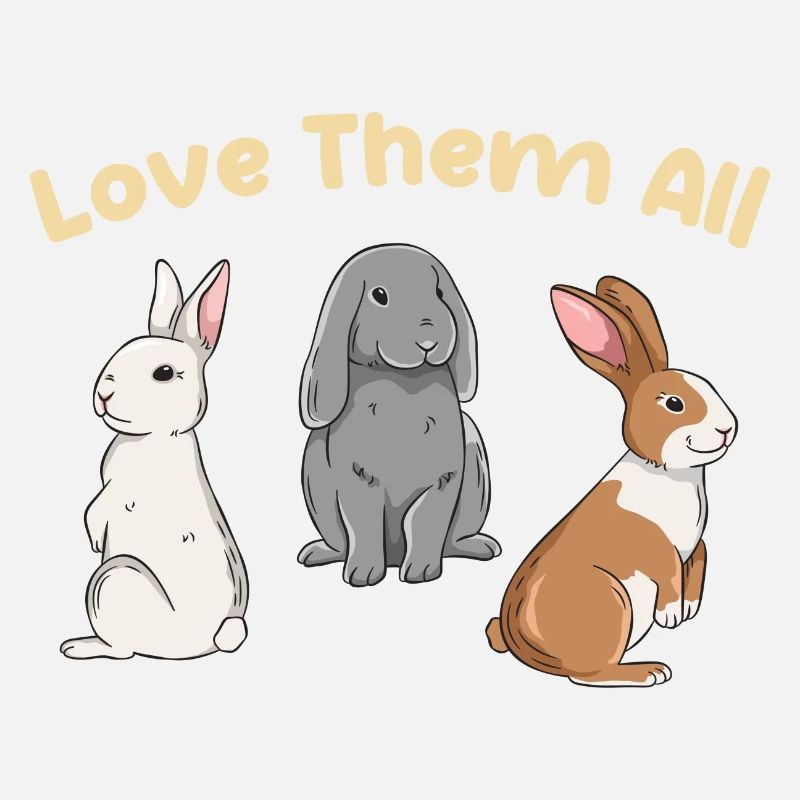 Cute rabbit design for bunny owners