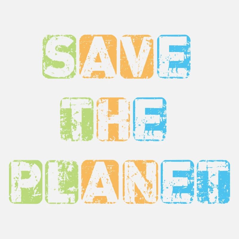 Save the planet Erde Schutz