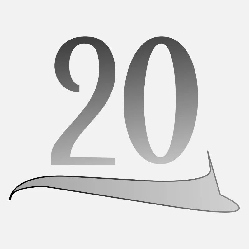 20th Birthday Twentieth 20th Anniversary